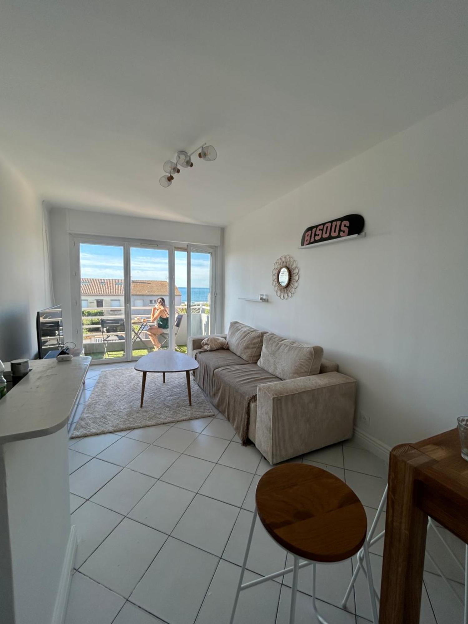 Appartement Traversant Vue Mer Et Etang Mauguio Exterior foto
